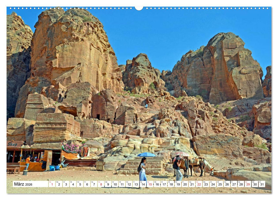 JORDANIEN, Faszination Nahost (CALVENDO Wandkalender 2026)