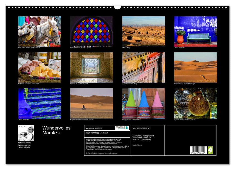 Wundervolles Marokko (CALVENDO Wandkalender 2026)