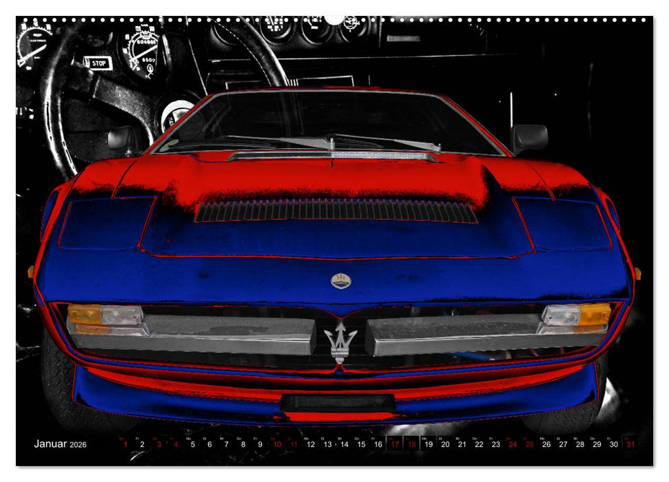 2026 Oldtimer by aRi F. (CALVENDO Wandkalender 2026)