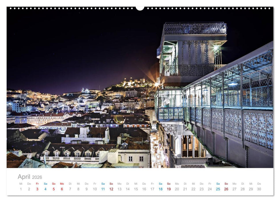 Lissabon - Stadt der Könige (CALVENDO Wandkalender 2026)