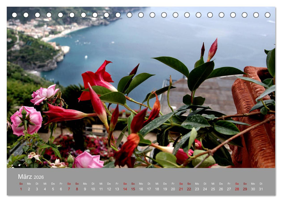 Traumlandschaft am Mittelmeer: Die Amalfiküste (CALVENDO Wandkalender 2026)