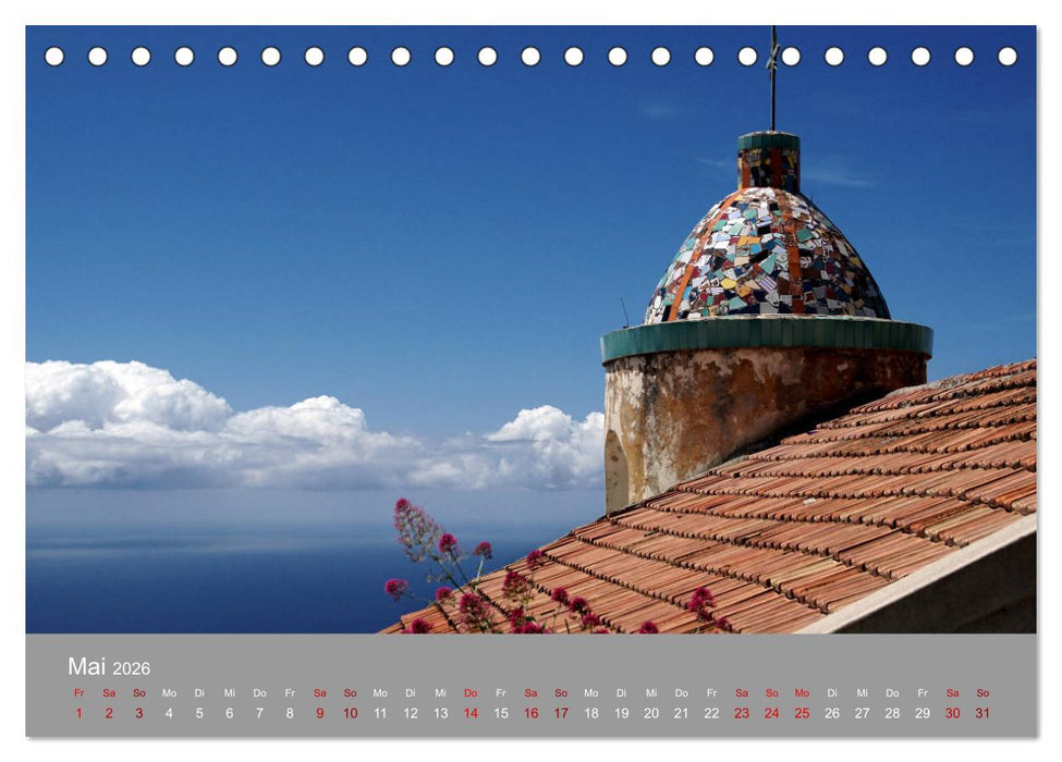 Traumlandschaft am Mittelmeer: Die Amalfiküste (CALVENDO Wandkalender 2026)