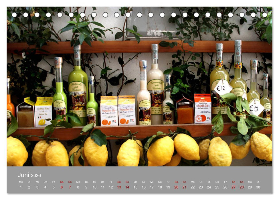 Traumlandschaft am Mittelmeer: Die Amalfiküste (CALVENDO Wandkalender 2026)