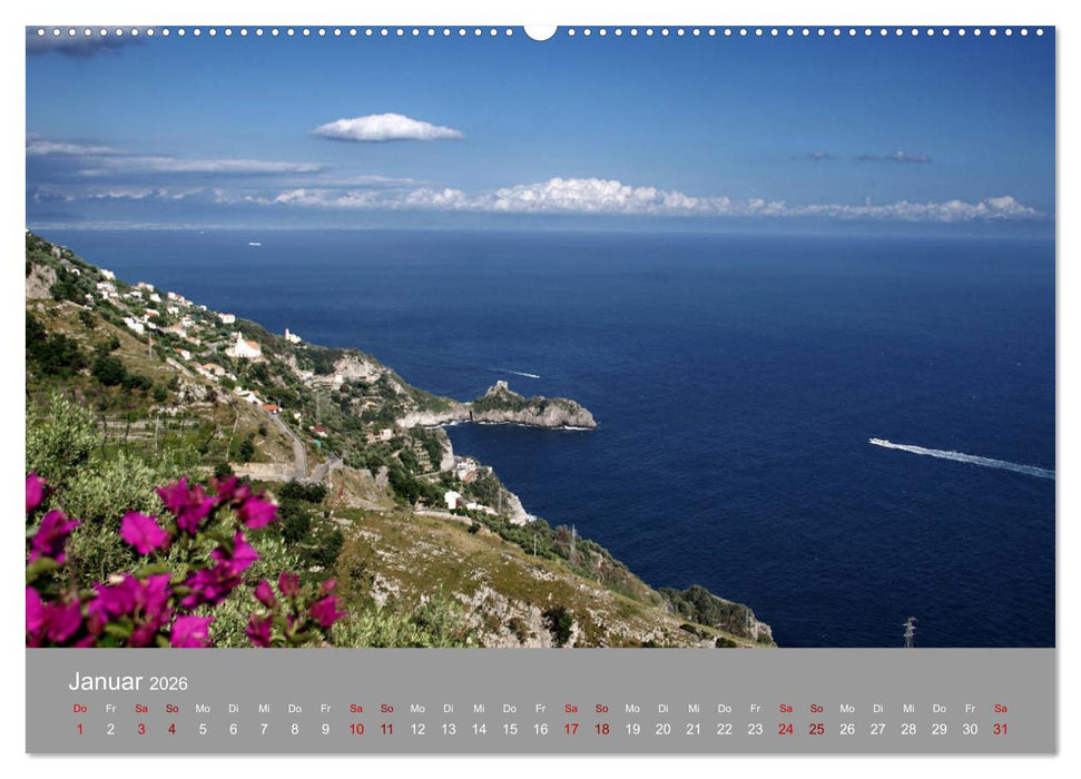 Traumlandschaft am Mittelmeer: Die Amalfiküste (CALVENDO Wandkalender 2026)