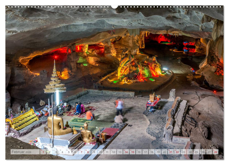 BUDDHA - Buddhistische Tempel in Nordthailand (CALVENDO Wandkalender 2026)