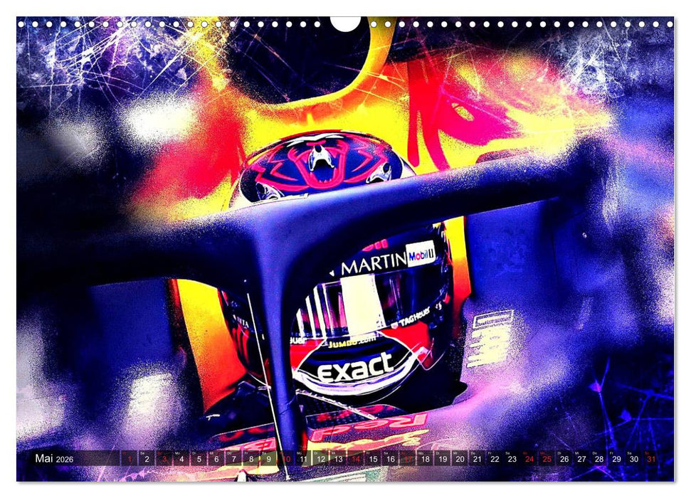 Faszinierende Formel 1 (CALVENDO Wandkalender 2026)