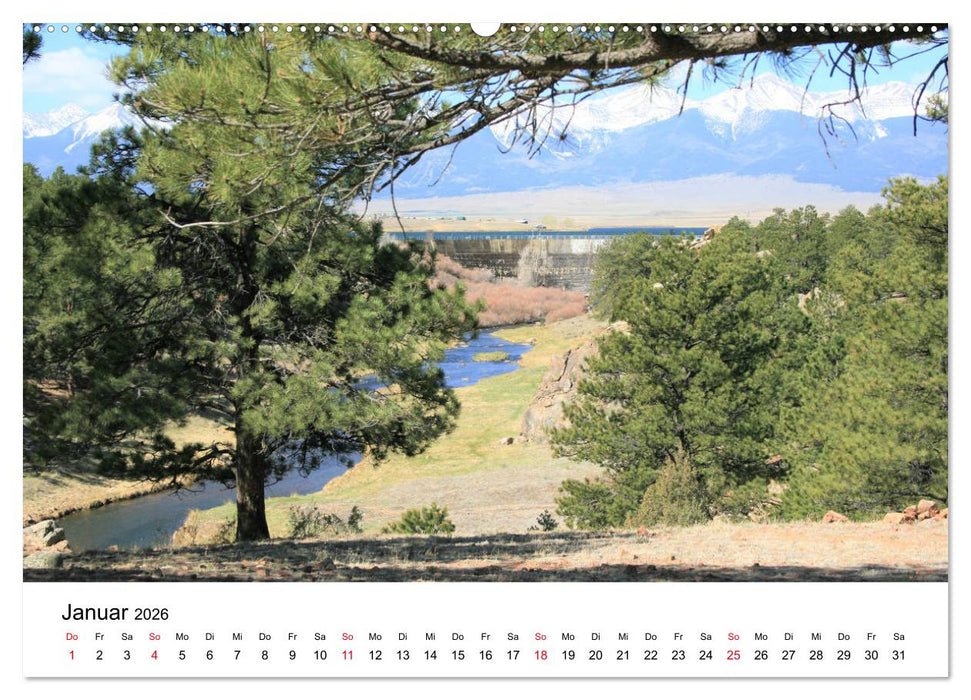 Colorado, USA - Ausflugsziele rund um Colorado Springs (CALVENDO Wandkalender 2026)