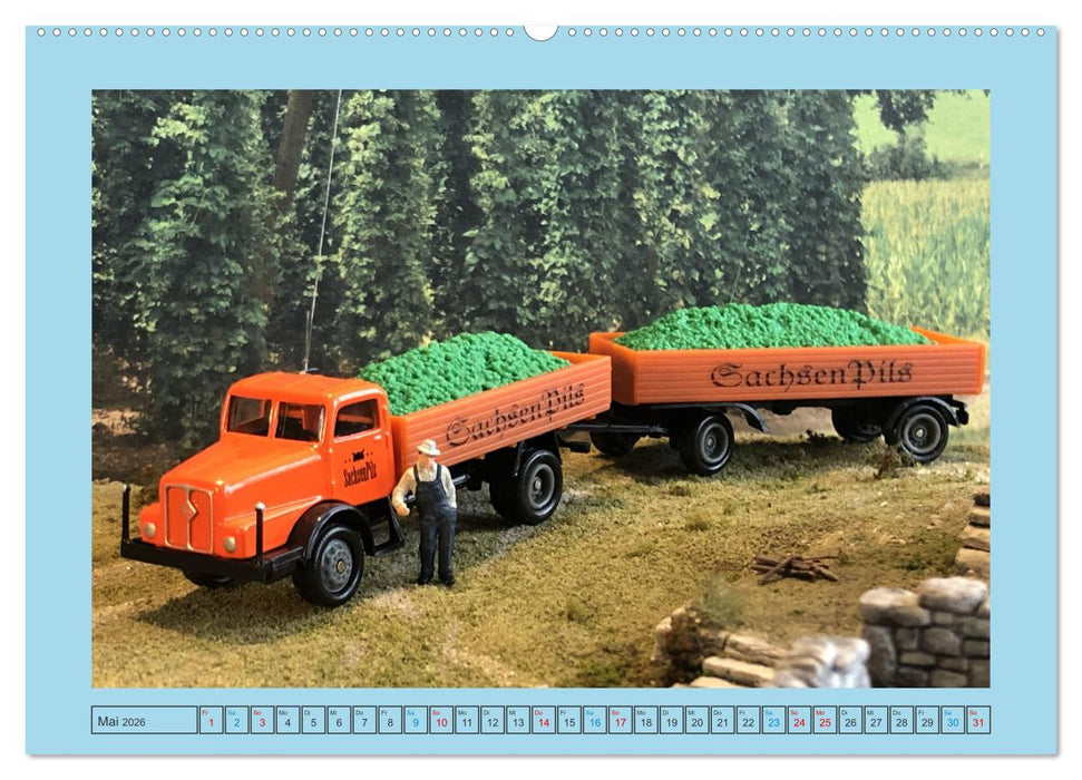 DDR Modellautos im Fokus (CALVENDO Wandkalender 2026)