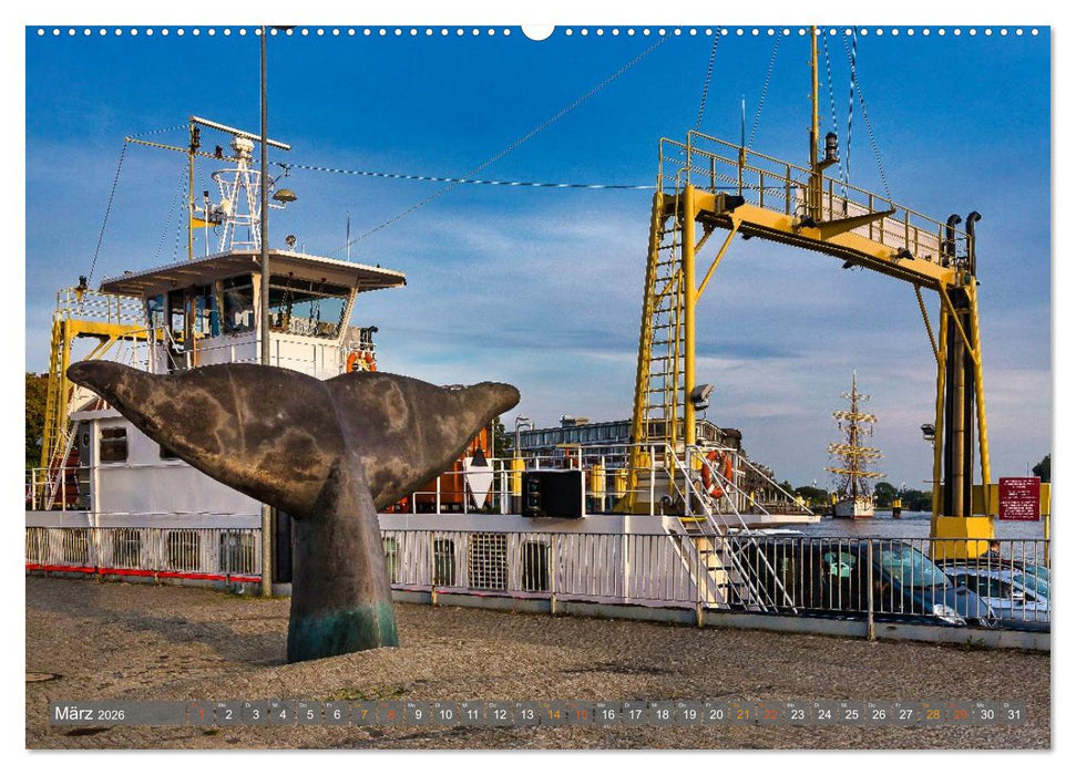 Bremens maritimer Norden: Vegesack (CALVENDO Wandkalender 2026)