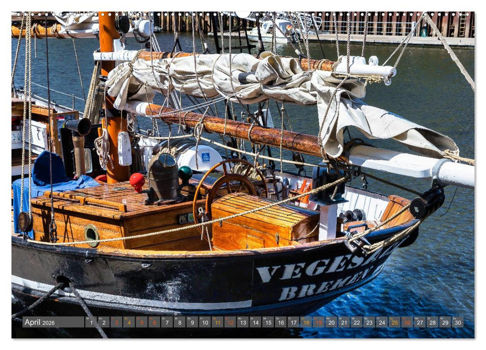 Bremens maritimer Norden: Vegesack (CALVENDO Wandkalender 2026)