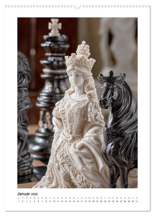 Schachkunst (CALVENDO Wandkalender 2026)