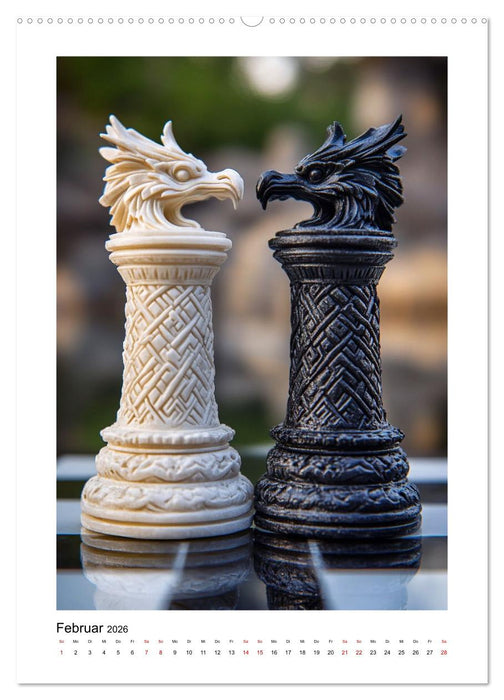 Schachkunst (CALVENDO Wandkalender 2026)