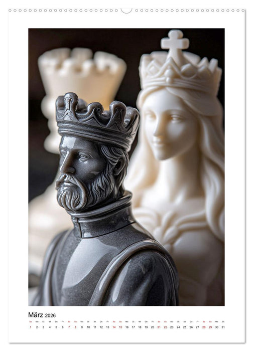 Schachkunst (CALVENDO Wandkalender 2026)