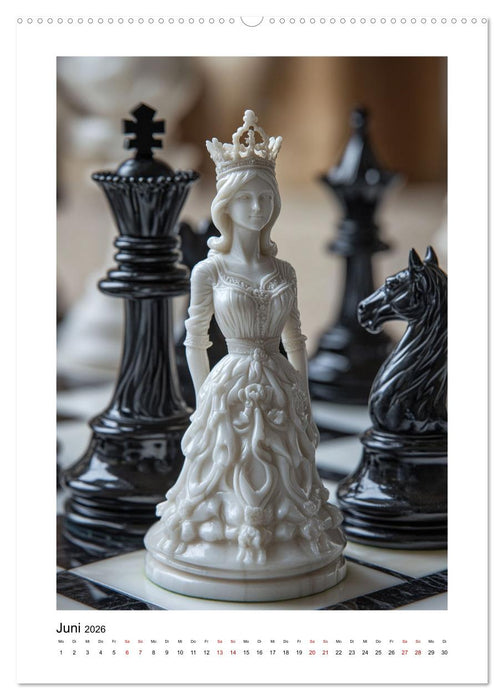 Schachkunst (CALVENDO Wandkalender 2026)