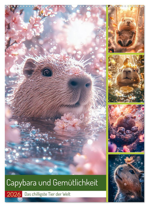 Capybara und Gemütlichkeit (CALVENDO Wandkalender 2026)