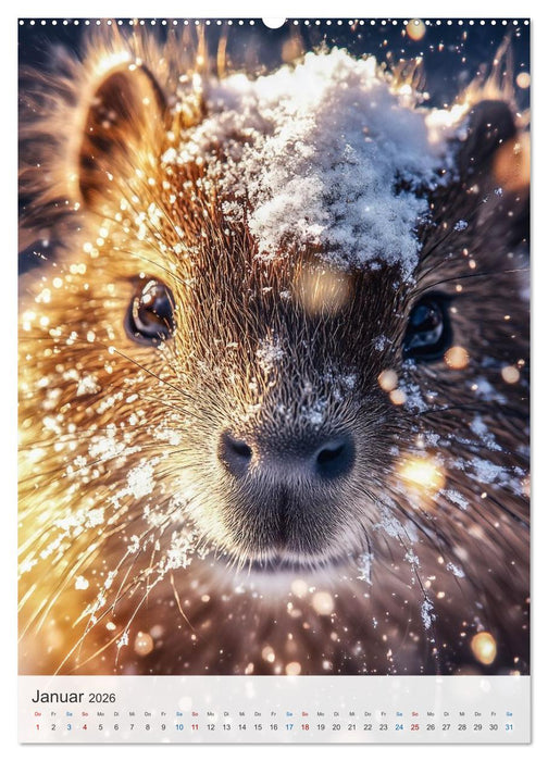 Capybara und Gemütlichkeit (CALVENDO Wandkalender 2026)