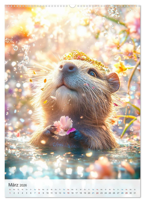 Capybara und Gemütlichkeit (CALVENDO Wandkalender 2026)