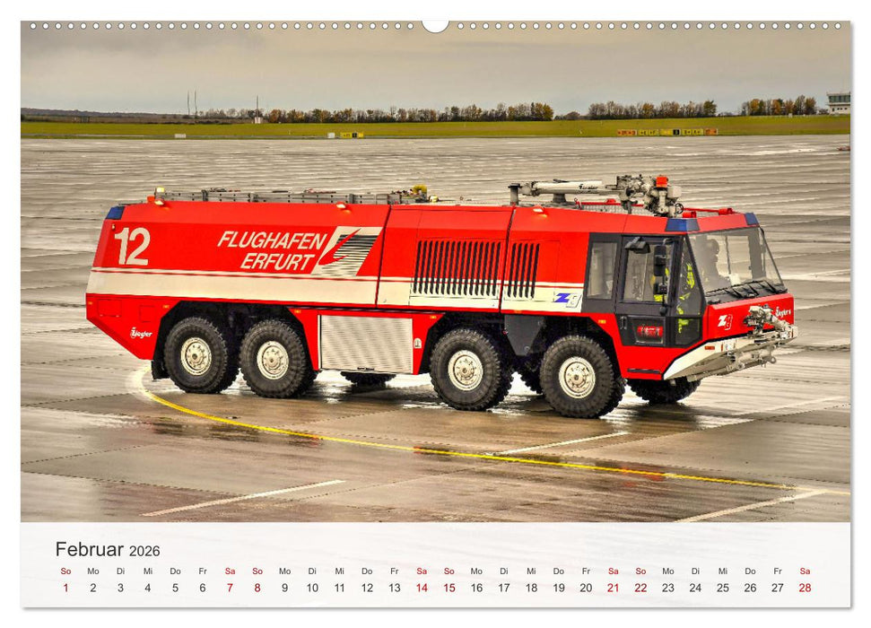 Einsatzfahrzeuge 112 (CALVENDO Wandkalender 2026)