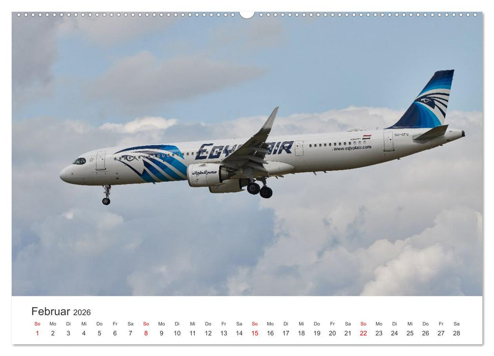 Frankfurt Airport - EDDF (CALVENDO Wandkalender 2026)