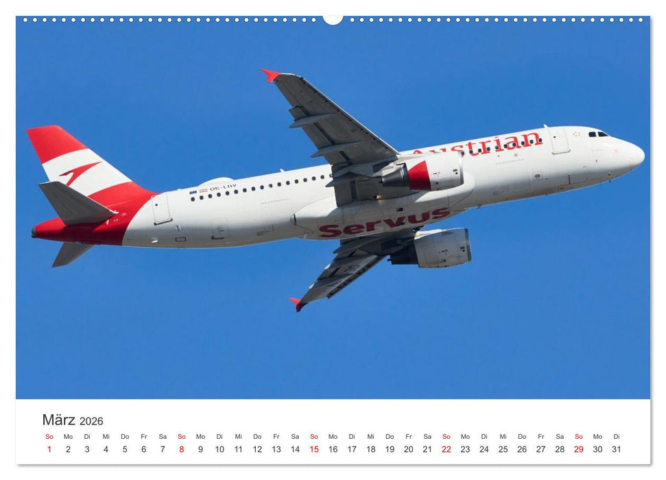 Frankfurt Airport - EDDF (CALVENDO Wandkalender 2026)