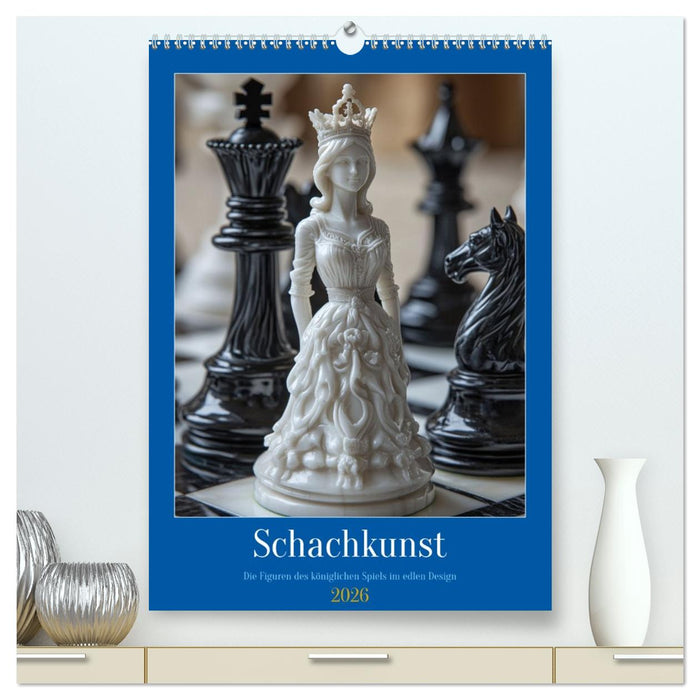 Schachkunst (CALVENDO Premium Wandkalender 2026)