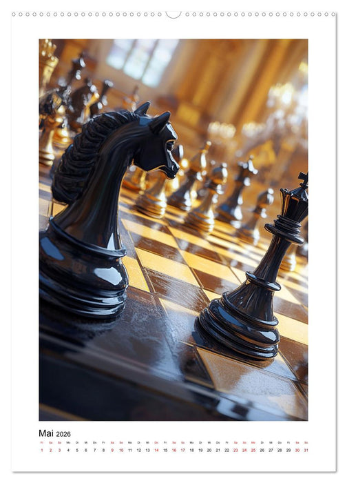 Schachkunst (CALVENDO Premium Wandkalender 2026)