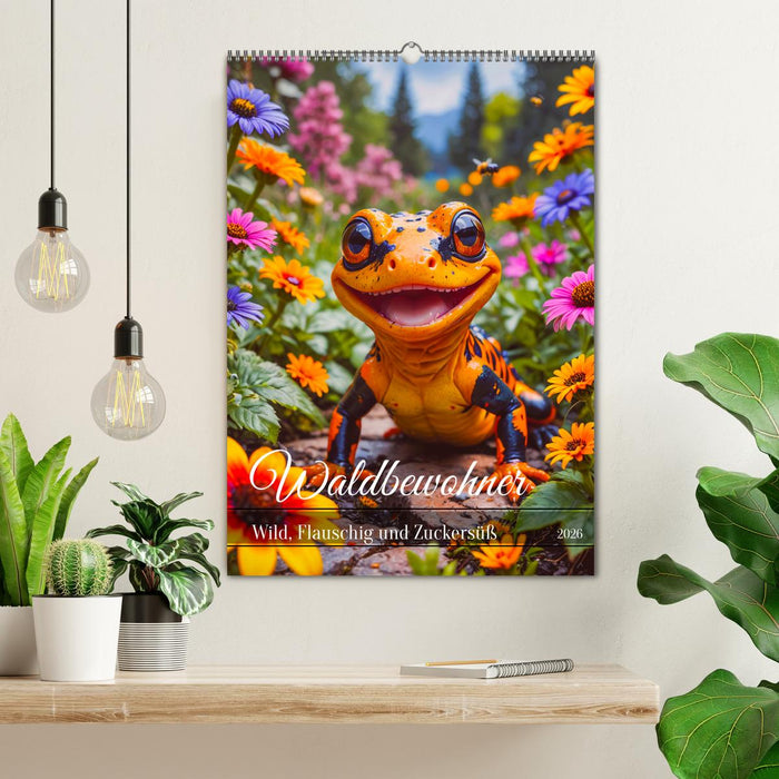 Waldbewohner - Wild, Flauschig und Zuckersüß (CALVENDO Wandkalender 2026)