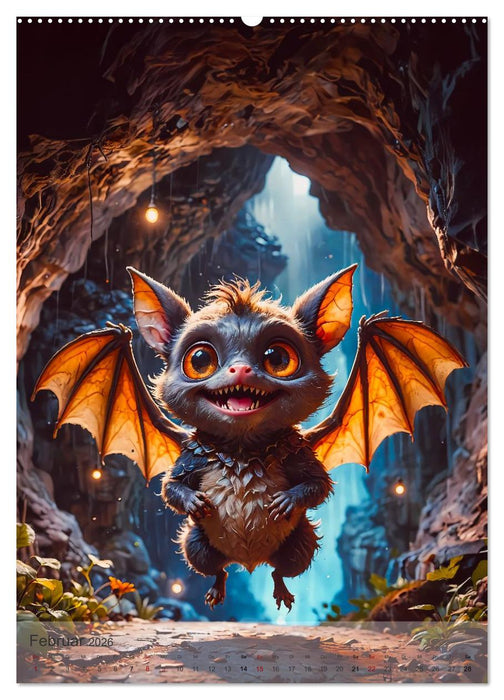 Waldbewohner - Wild, Flauschig und Zuckersüß (CALVENDO Wandkalender 2026)