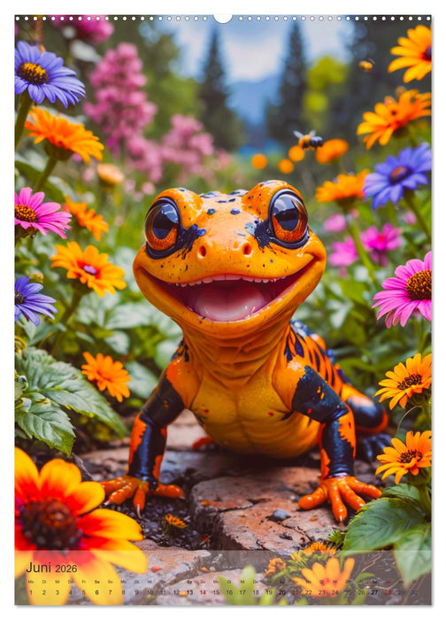 Waldbewohner - Wild, Flauschig und Zuckersüß (CALVENDO Wandkalender 2026)