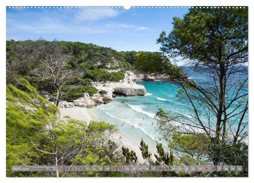 Balearen - Mallorca, Menorca, Ibiza und Formentera (CALVENDO Premium Wandkalender 2026)