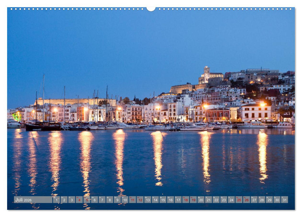 Balearen - Mallorca, Menorca, Ibiza und Formentera (CALVENDO Premium Wandkalender 2026)