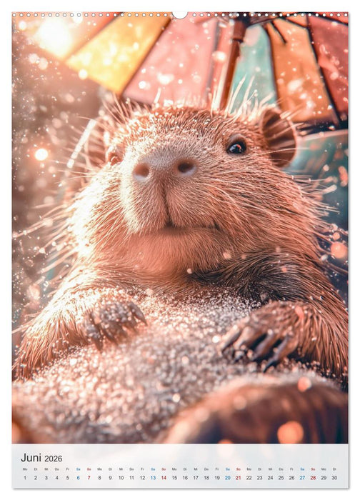 Capybara und Gemütlichkeit (CALVENDO Premium Wandkalender 2026)