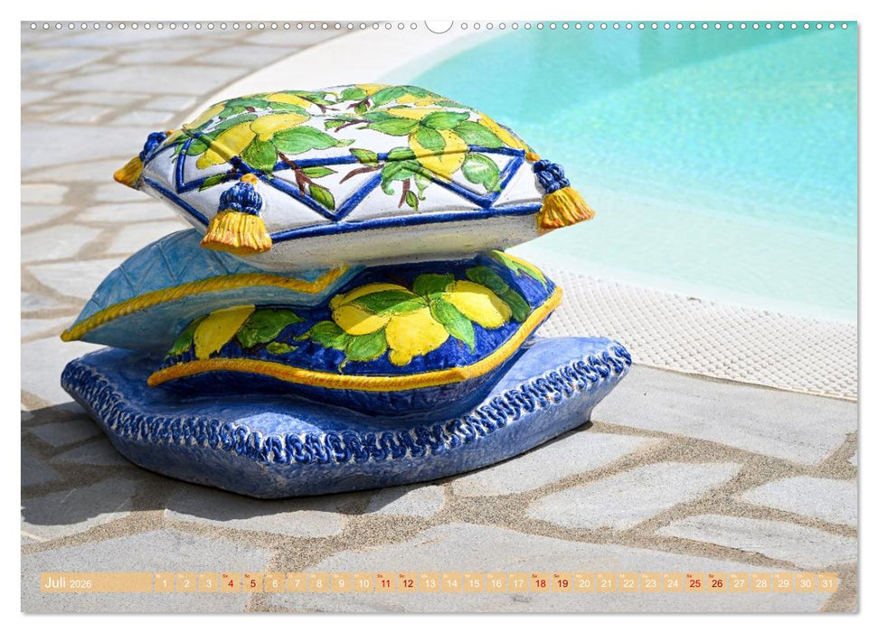 Sehnsuchtsort Amalfiküste (CALVENDO Premium Wandkalender 2026)