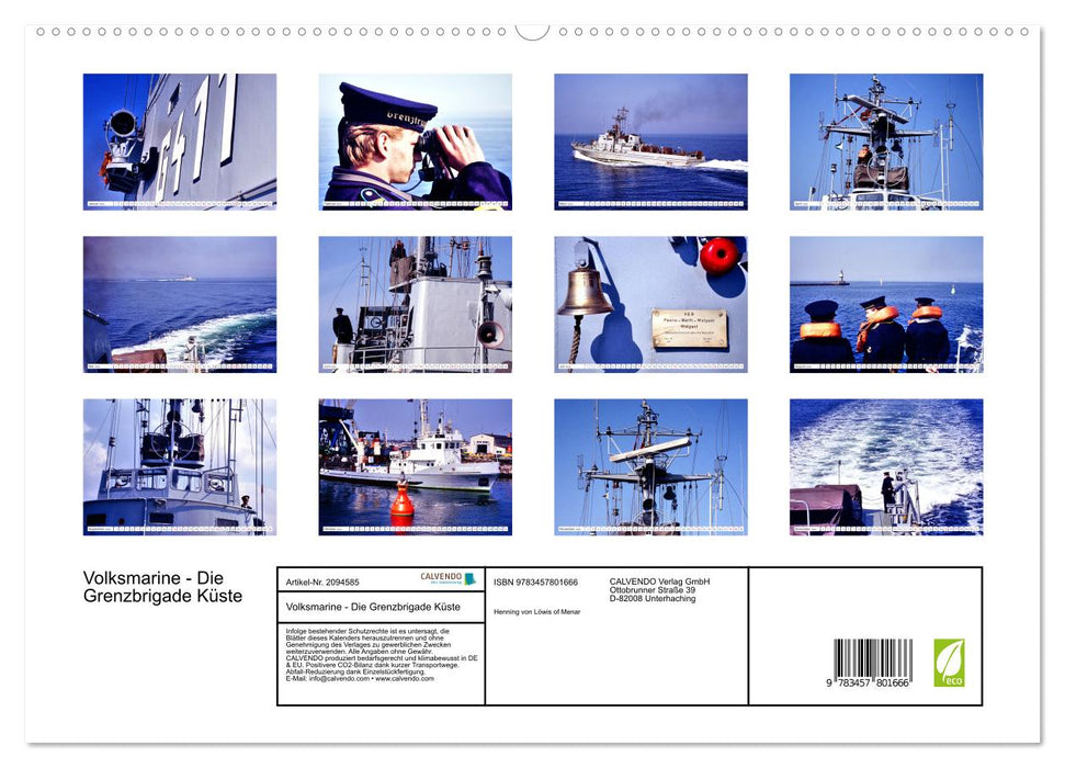 Volksmarine - Die Grenzbrigade Küste (CALVENDO Premium Wandkalender 2026)