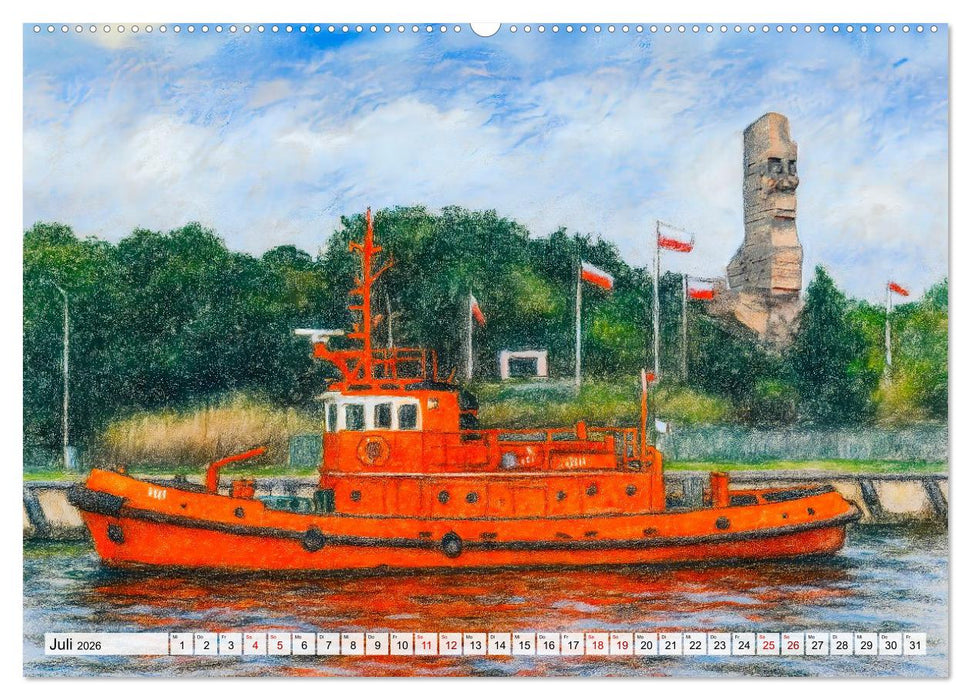 Danzig entdecken - Sehenswürdigkeiten der polnischen Hansestadt (CALVENDO Premium Wandkalender 2026)