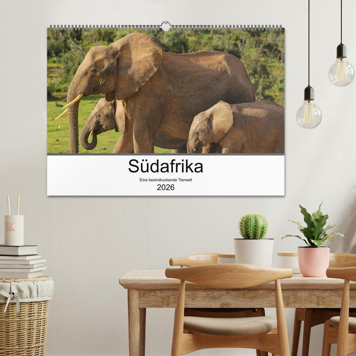 Südafrika - Eine beeindruckende Tierwelt (CALVENDO Wandkalender 2026)