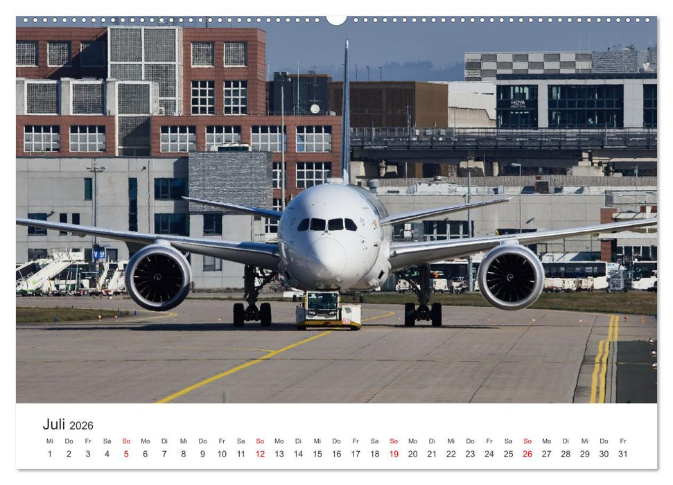 Frankfurt Airport - EDDF (CALVENDO Premium Wandkalender 2026)