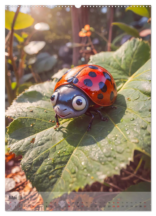 Waldbewohner - Wild, Flauschig und Zuckersüß (CALVENDO Premium Wandkalender 2026)