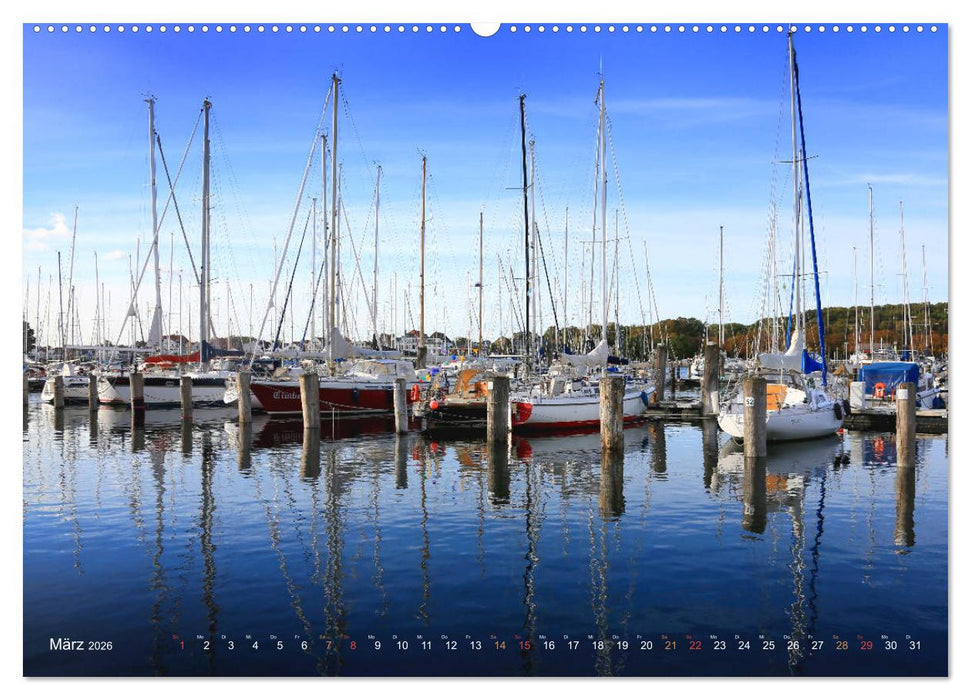YACHTHÄFEN AN DER OSTSEE (CALVENDO Premium Wandkalender 2026)