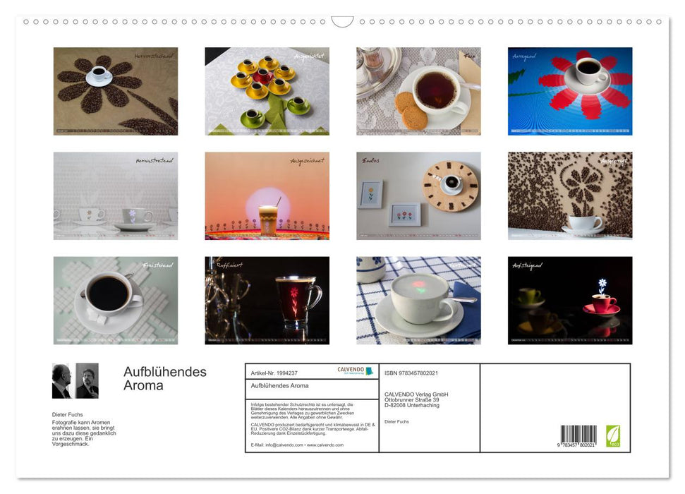 Aufblühendes Aroma (CALVENDO Wandkalender 2026)