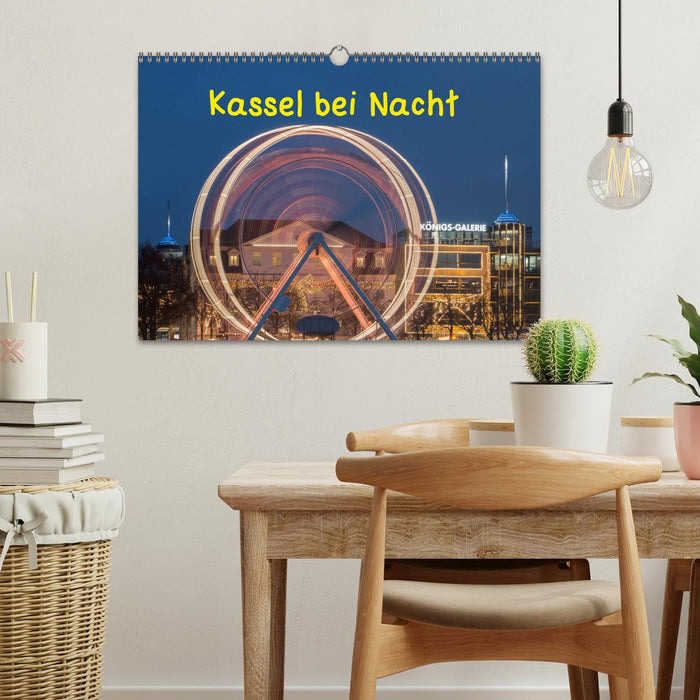 Kassel bei Nacht (CALVENDO Wandkalender 2026)