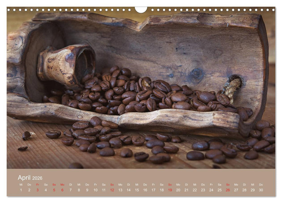 I Love Coffee - Dein Kaffeekalender für Geniesser des schwarzen Goldes (CALVENDO Wandkalender 2026)