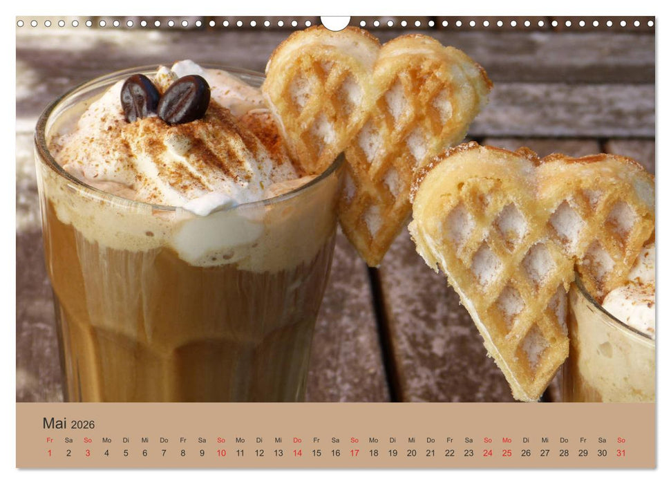 I Love Coffee - Dein Kaffeekalender für Geniesser des schwarzen Goldes (CALVENDO Wandkalender 2026)