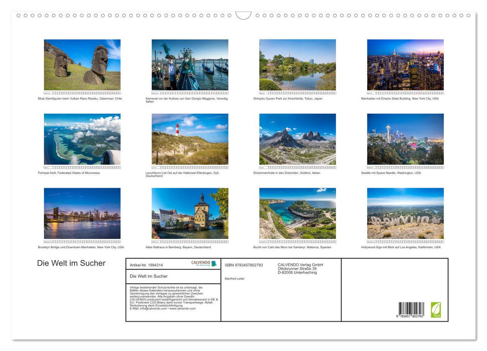 Die Welt im Sucher (CALVENDO Wandkalender 2026)