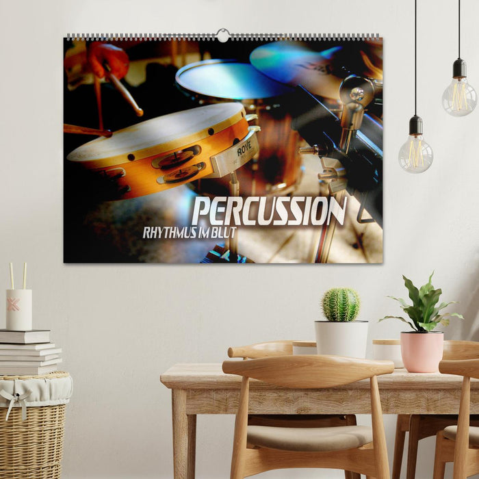 Percussion - Rhythmus im Blut (CALVENDO Wandkalender 2026)