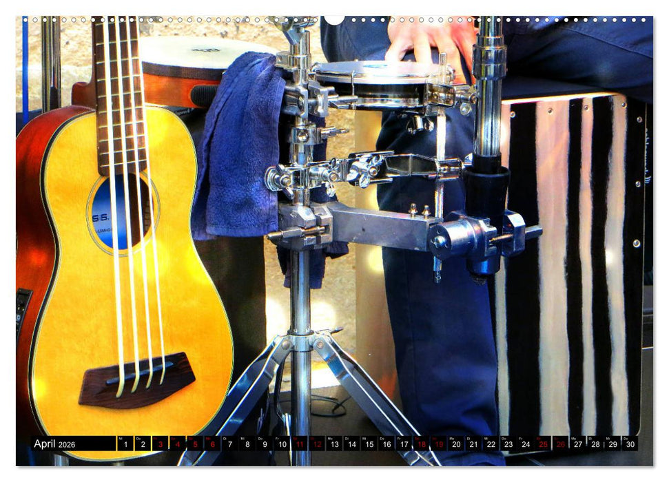 Percussion - Rhythmus im Blut (CALVENDO Wandkalender 2026)