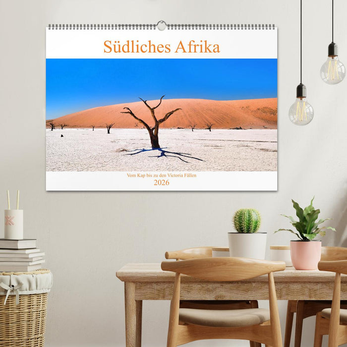Südliches Afrika - Vom Kap bis zu den Victoria Fällen (CALVENDO Wandkalender 2026)