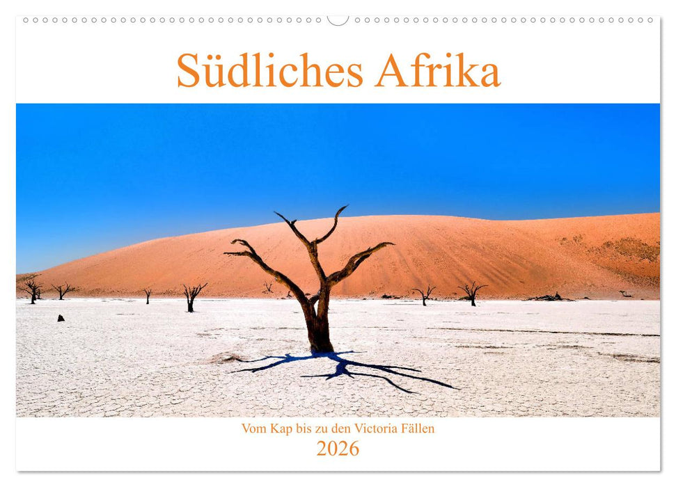 Südliches Afrika - Vom Kap bis zu den Victoria Fällen (CALVENDO Wandkalender 2026)