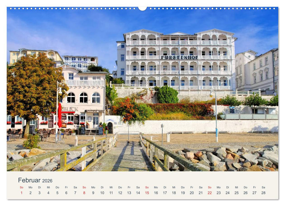 Sassnitz und die Kreideküste - Herbstimpressionen vom Hochuferweg Jasmund (CALVENDO Wandkalender 2026)
