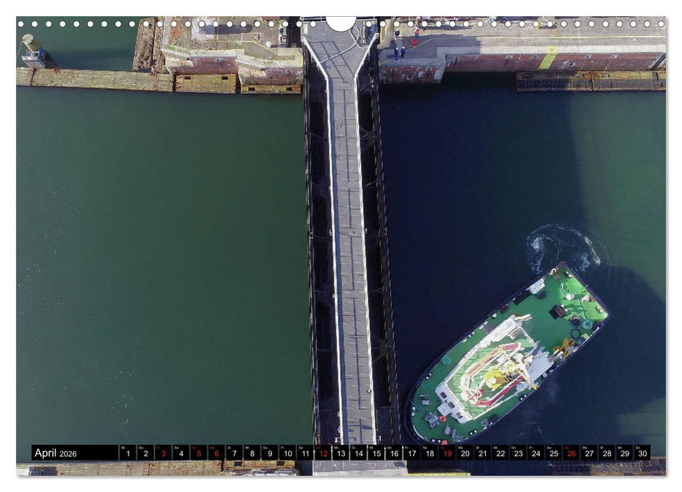 100 Meter über Grund - Am Nord-Ostsee-Kanal (CALVENDO Wandkalender 2026)